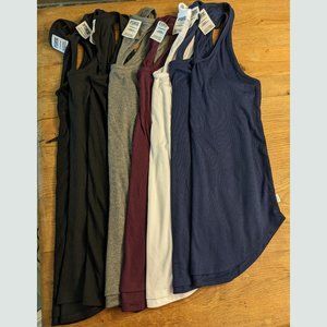 LOT OF 8- PINK VS Ribbed Racerback Tanks